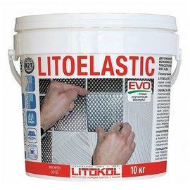 клей для укладки мозаики LITOELASTIC EVO (A) + (В) 10 кг