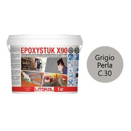 эпоксидная затирка EPOXYSTUK X90 С.30 Grigio Perla