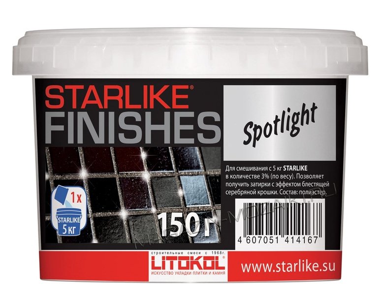 цементная затирка SPOTLIGHT Блестящая добавка для STARLIKE 150 г