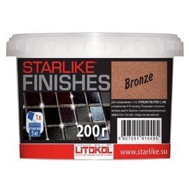 цементная затирка  BRONZE Добавка бронзового цвета для STARLIKE 200 г