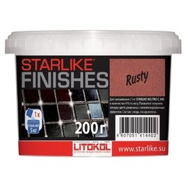 цементная затирка RUSTY Добавка цвета "Красный металлик" для STARLIKE 200 г