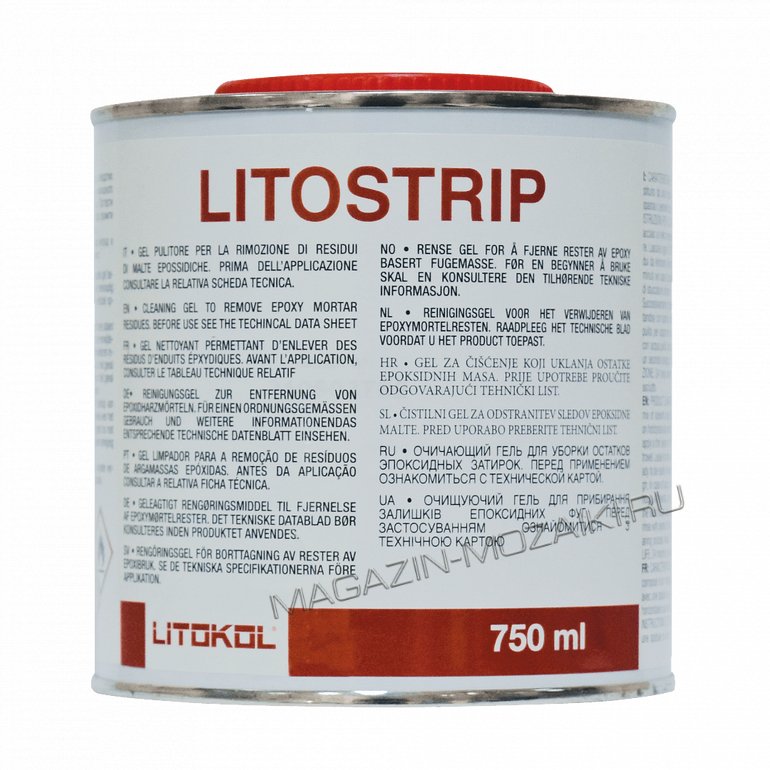 средство для очистки облицовочной поверхности Litostrip 0,75