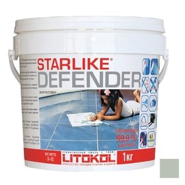 эпоксидная затирка Starlike Defender С.320 Grigio Seta (Серый шелк) 1 кг