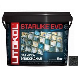 эпоксидная затирка STARLIKE EVO S.145 NERO CARBONIO 5 кг