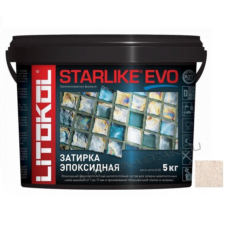 эпоксидная затирка STARLIKE EVO S.205 TRAVERTINO 5 кг