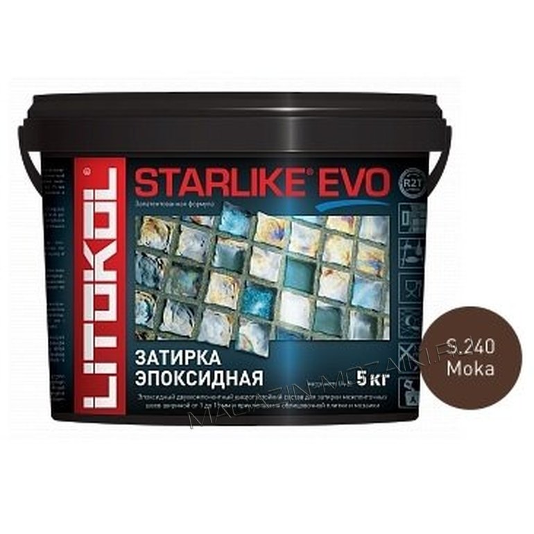 эпоксидная затирка STARLIKE EVO S.240 MOKA 5 кг