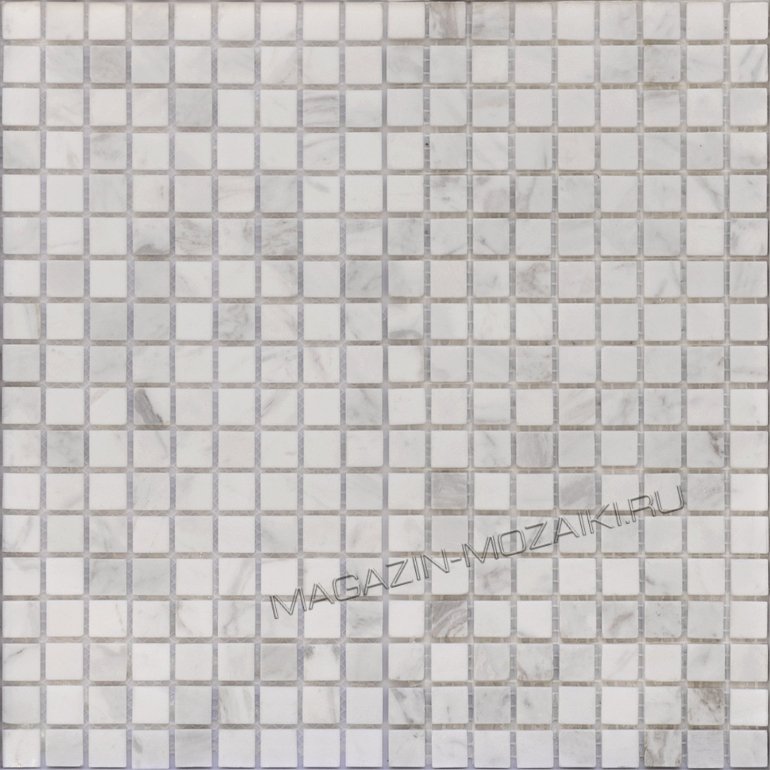 мозаика Dolomiti bianco MAT 15x15x4