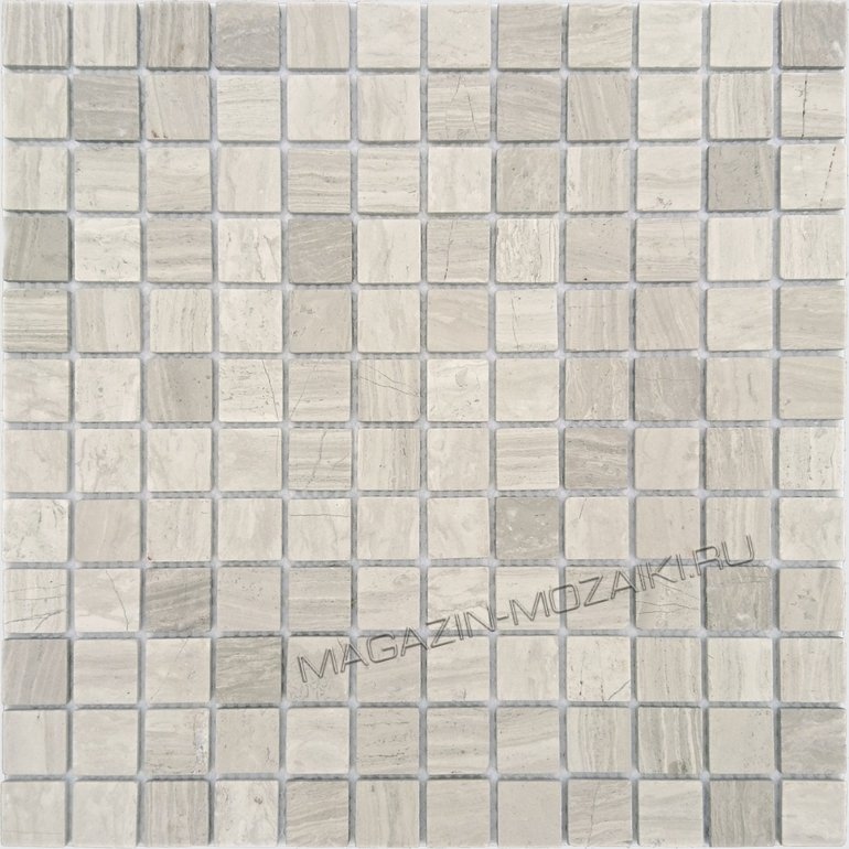 мозаика Travertino Silver MAT 23x23x4