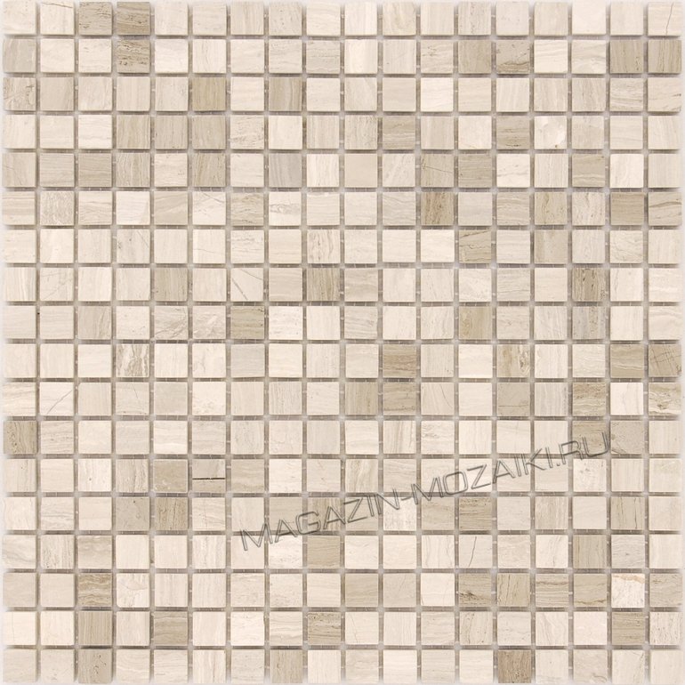 мозаика Travertino Silver POL 15x15x4