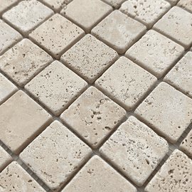 мозаика Travertine Classic Tum. 30х30х7 мм.