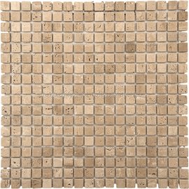 мозаика Travertine Classic Tum. 15х15х4 мм.
