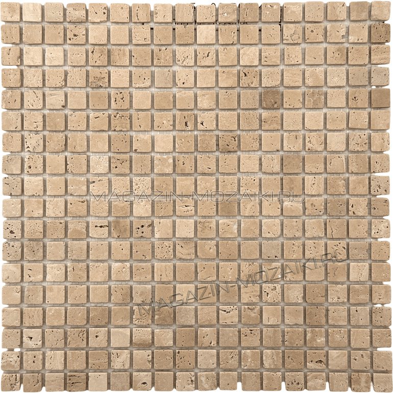 мозаика Travertine Classic Tum. 15х15х4 мм.