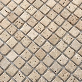 мозаика Travertine Classic Tum. 15х15х4 мм.