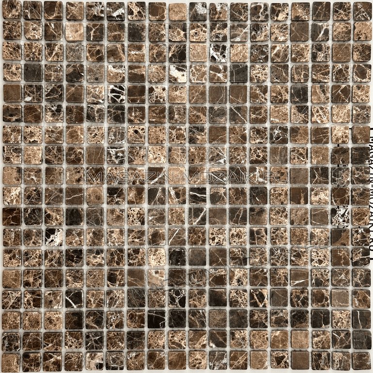 мозаика Emperador Dark TUM 15x15х4 мм