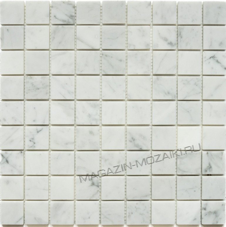 мозаика Bianco Carrara pol. 30x30x7