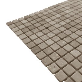 мозаика Botticino tum. 15x15x4 мм.