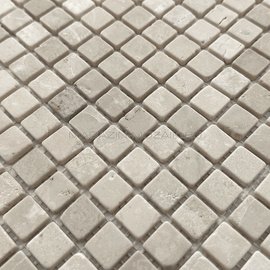 мозаика Botticino tum. 15x15x4 мм.