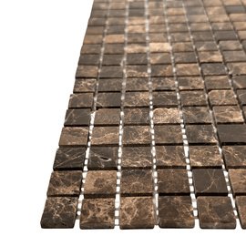мозаика Emperador Dark POL 15x15х4 мм.