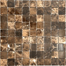 мозаика Emperador Dark POL 30x30х7 мм.