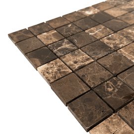 мозаика Emperador Dark POL 30x30х7 мм.