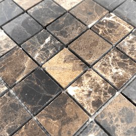 мозаика Emperador Dark POL 30x30х7 мм.
