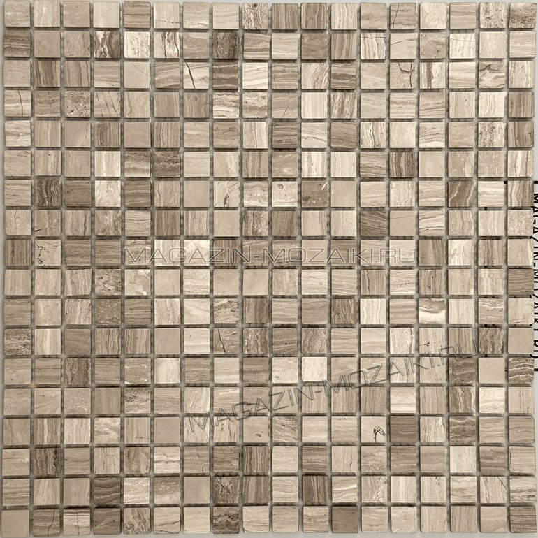 мозаика Wood Vien pol. 15X15х4 мм.