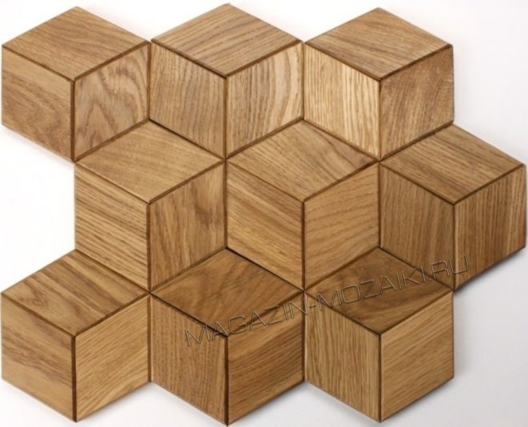 мозаика wood64 деревянная