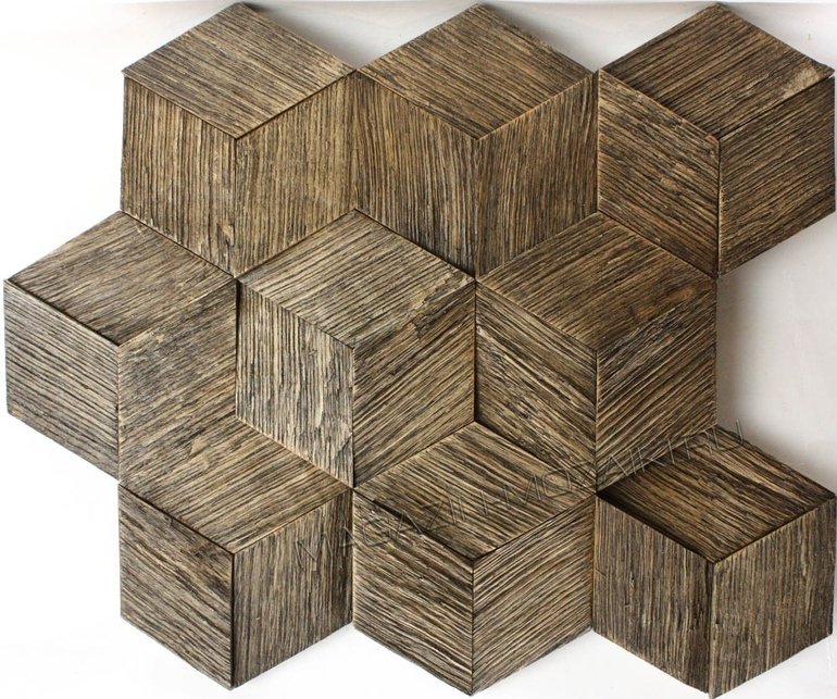мозаика wood80 деревянная