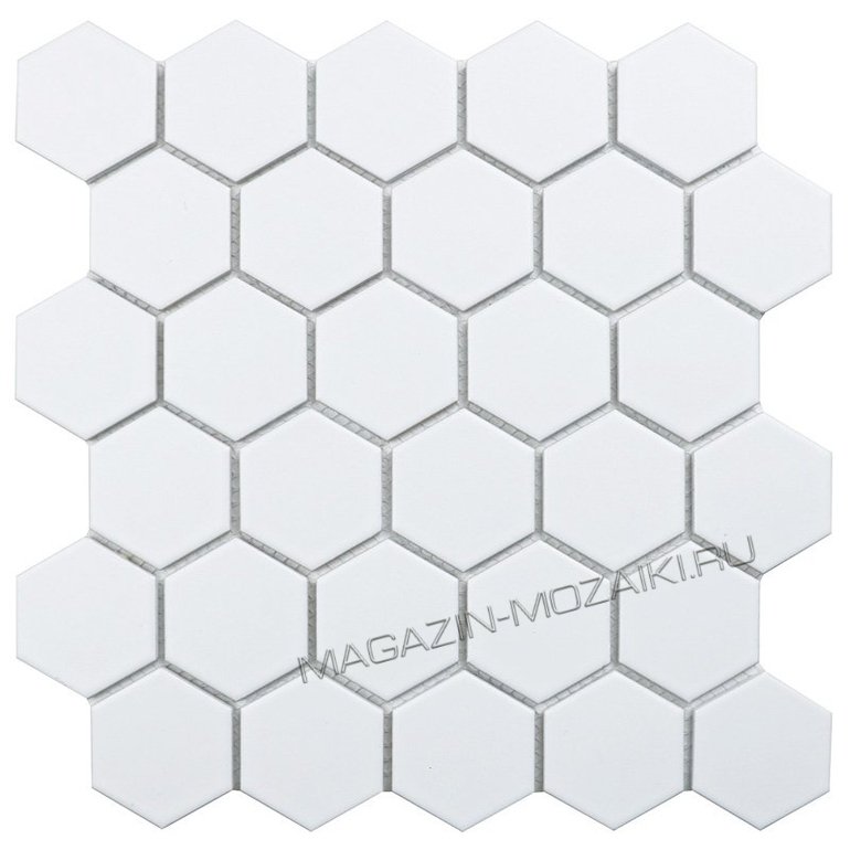 мозаика  Hexagon small White Matt (MT31000/LJ5108/IDL1005)