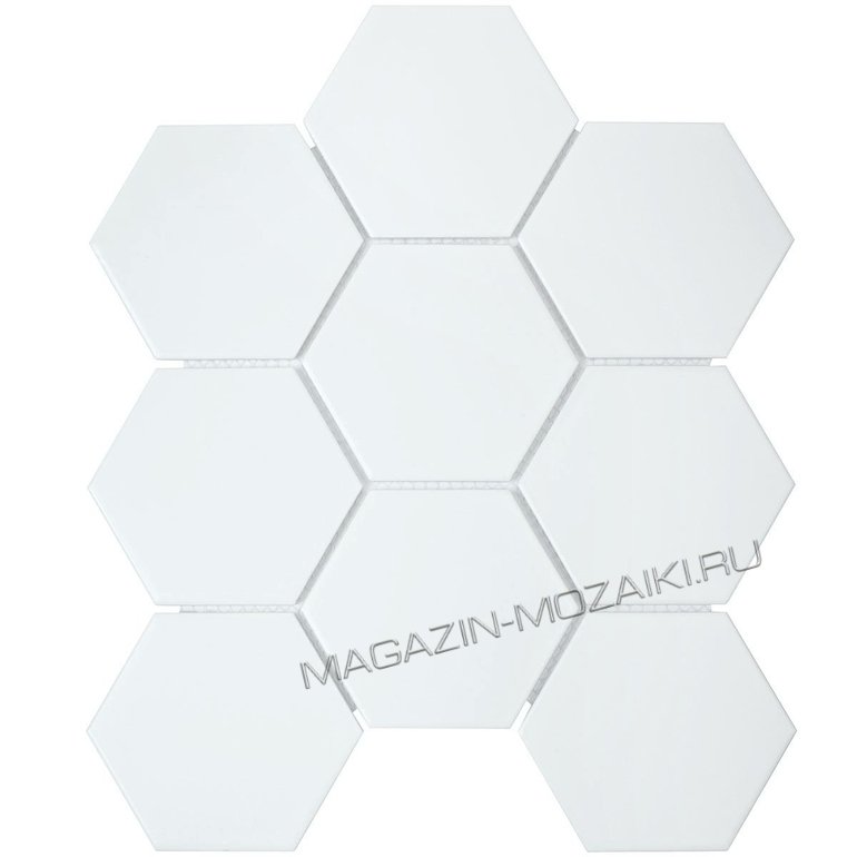 мозаика Hexagon big White Matt (FQ31000/SBH1005)