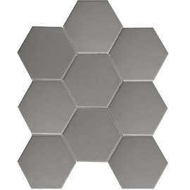 мозаика Hexagon Big Grey Matt 95x110