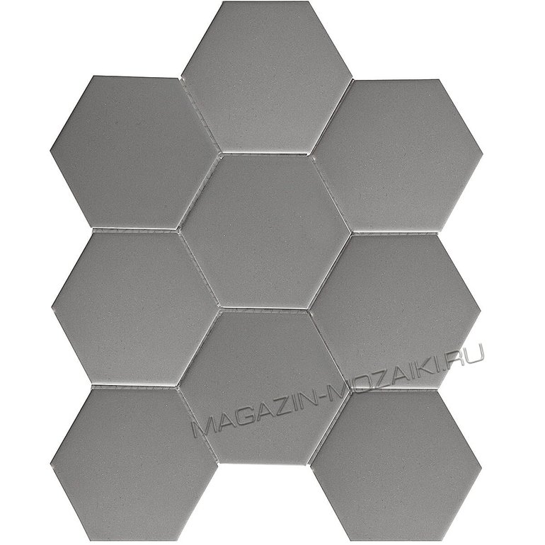 мозаика Hexagon big Grey Matt (FQ21016)