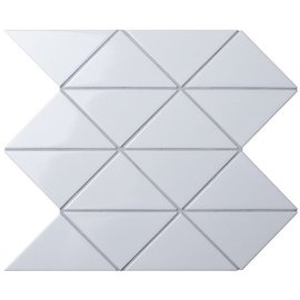 мозаика Triangolo White Zip Glossy