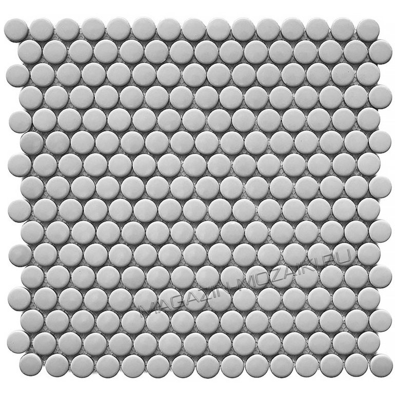 мозаика Penny Round Grey Glossy (NK50096)