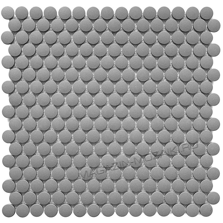 мозаика Penny Round Dark Grey Antislip (JNK82021)