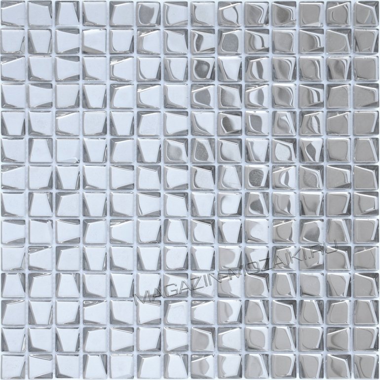 мозаика Titanio trapezio 20x20x6