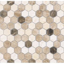 мозаика Pietra Mix 1 MAT hex  18x30x6