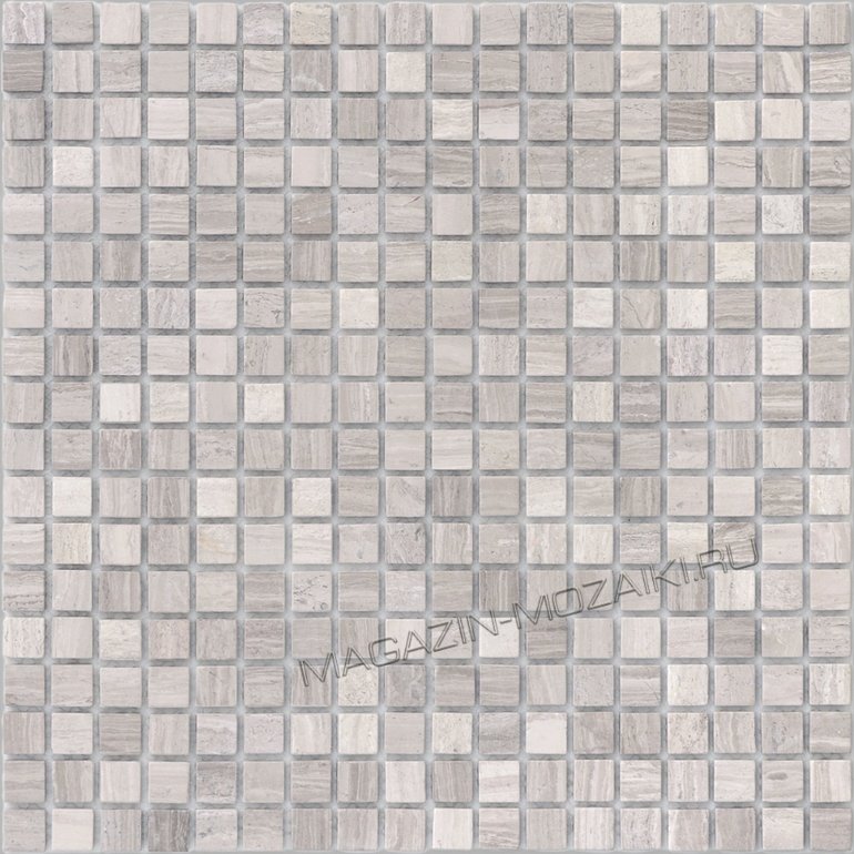 мозаика Travertino Silver MAT 15x15x4
