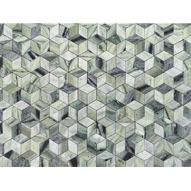 мозаика Onice Verde oliva POL  diamond 96x55x7