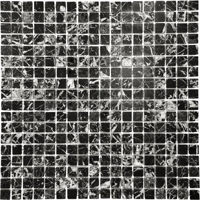 мозаика NERO MARQUINA POL 15