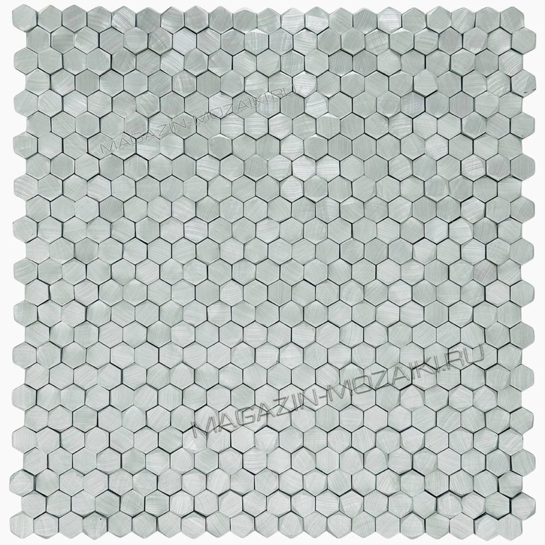 мозаика GRAVITY ALUMINIUM 3D HEXAGON METAL