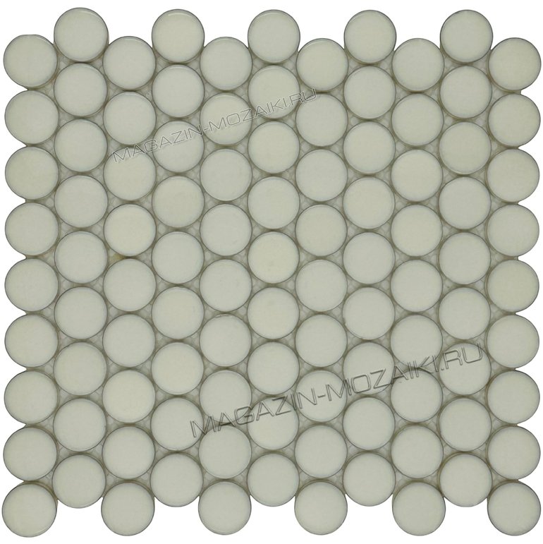 мозаика ROUND WHITE