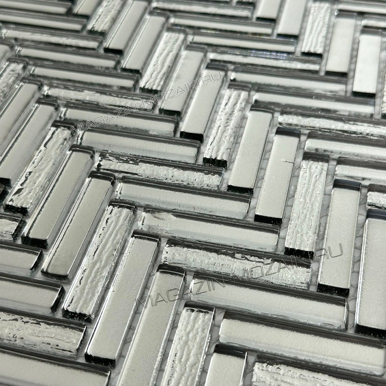 мозаика CHEVRON SILVER