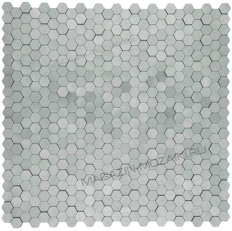 мозаика GRAVITY ALUMINIUM 3D HEXAGON METAL (BIG)