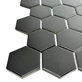 мозаика HEX CERAMIC BLACK