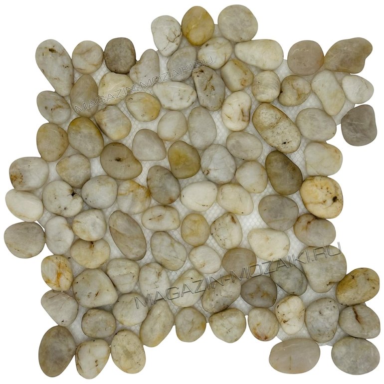 мозаика PEBBLES WHITE STONE POL