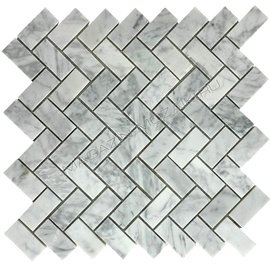 CHEVRON CARRARA BIANCO