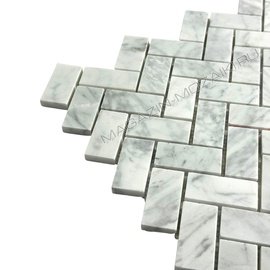 CHEVRON CARRARA BIANCO