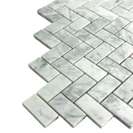CHEVRON CARRARA BIANCO