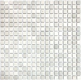мозаика TRAVERTINE GRAY TUM 15х15х4 мм